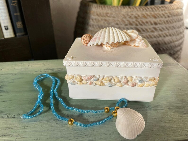 Mermaid Gift, Vintage Seashell Box, Gift Sets