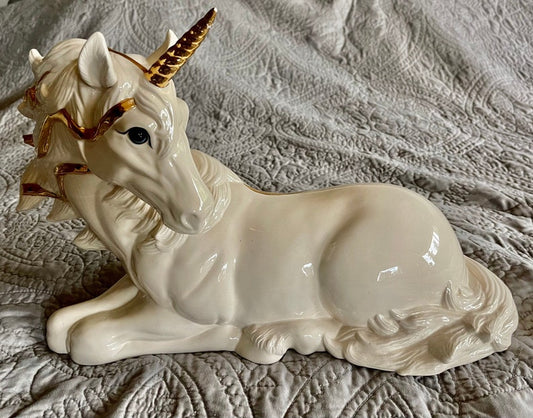 Magnificent Large Unicorn, Old World Vintage