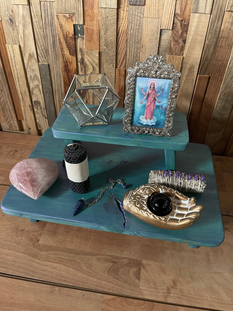 Galaxy Stain Prayer Tables, Home Decor