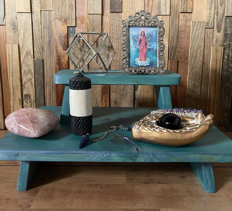 Galaxy Stain Prayer Tables, Home Decor