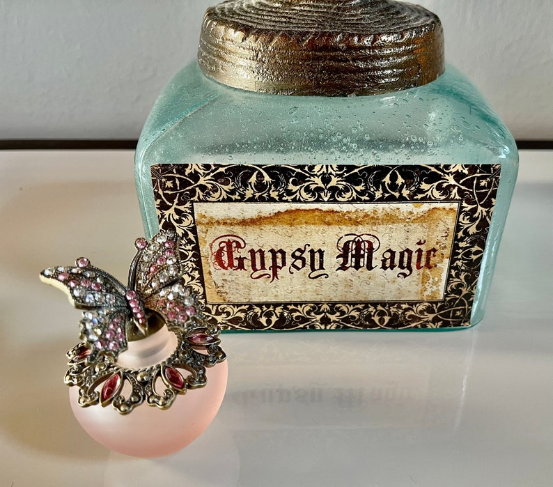 Gypsy Magic Potion Bottle, Old World Vintage