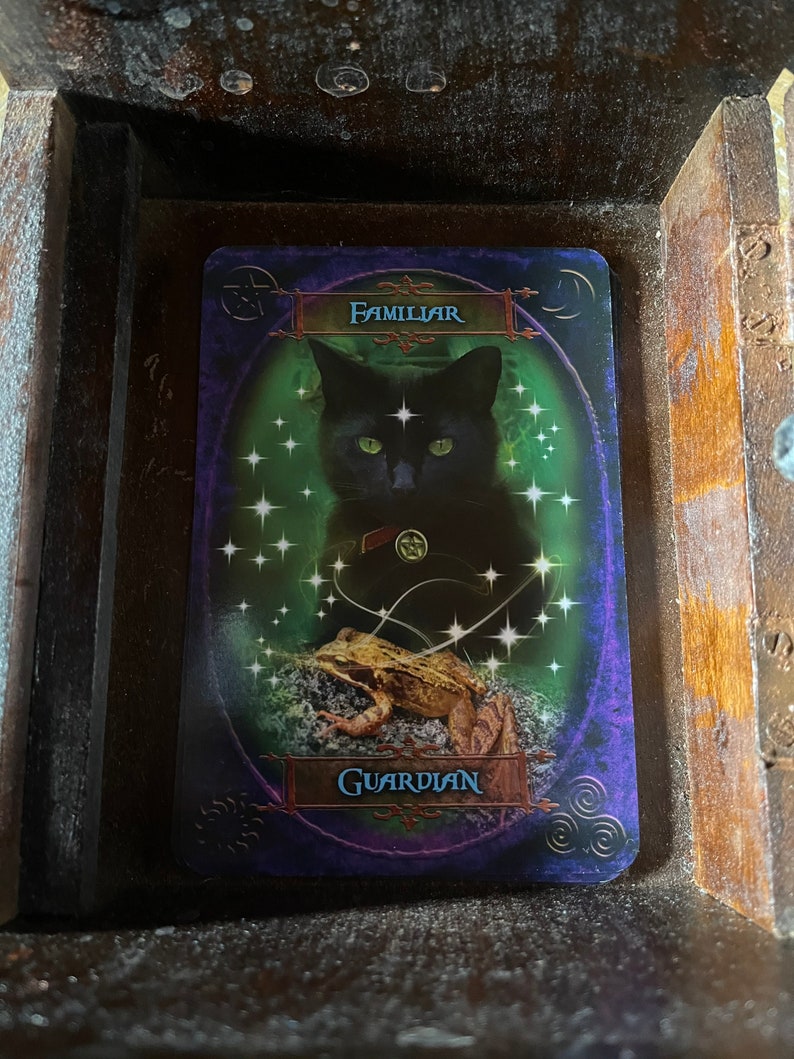 Mystical Box, Tarot Deck Box, Old World Vintage