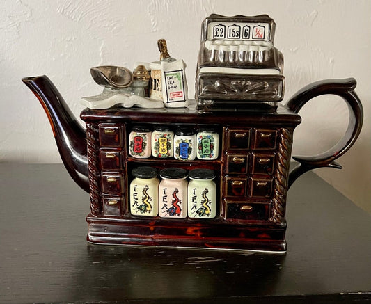 Paul Cardew Large Tea Pot with Cash Register, Old World Vintage