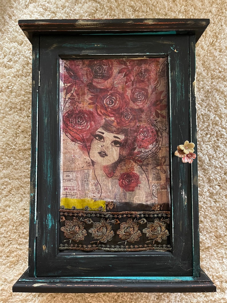 Lovecylced Vintage Cabinet, Gypsy Witch Cabinet