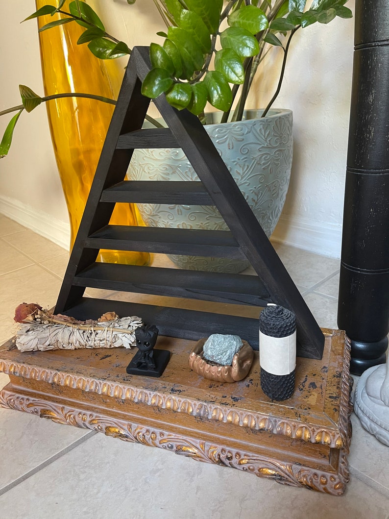 Triangle Altar, Triangle Shelf, Home Decor