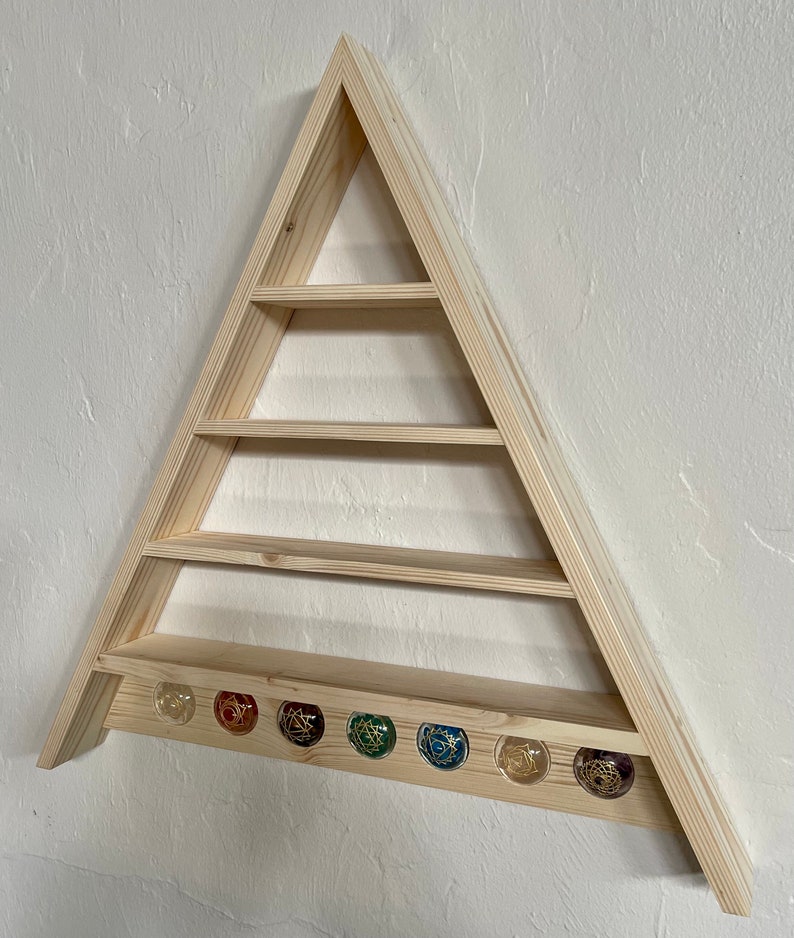 Chakra Triangle Shelf, Home Decor