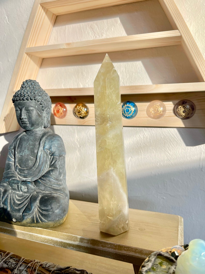 Beautiful Energy, Rainbow Citrine Tower, Crystal Magic