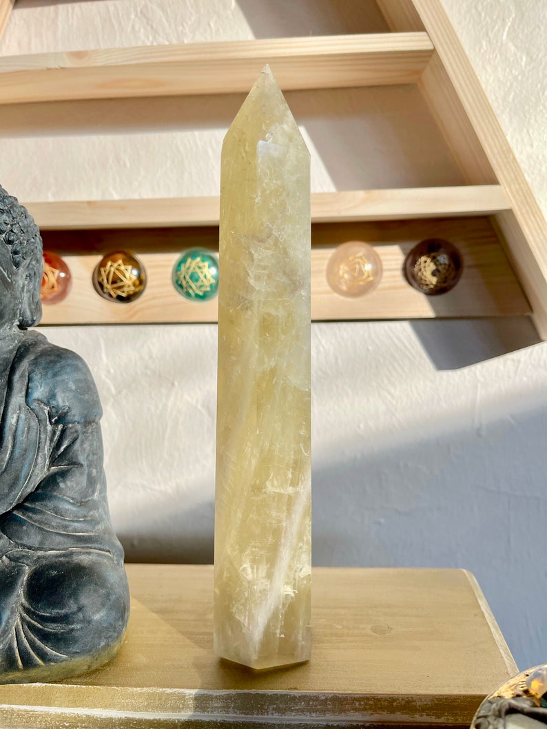 Beautiful Energy, Rainbow Citrine Tower, Crystal Magic