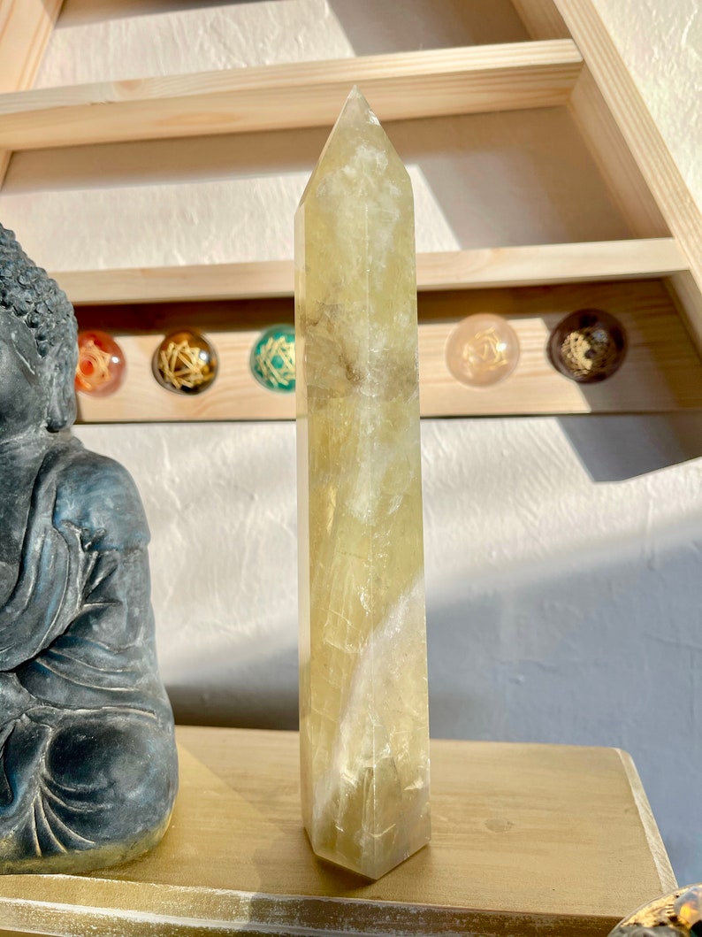 Beautiful Energy, Rainbow Citrine Tower, Crystal Magic