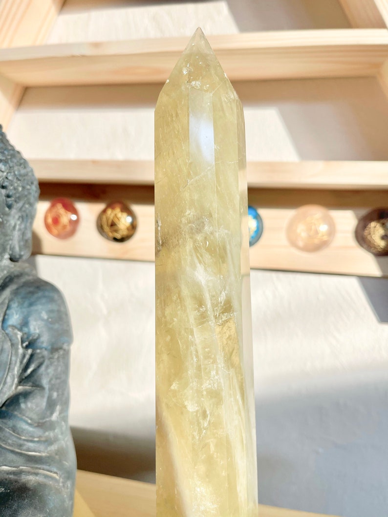 Beautiful Energy, Rainbow Citrine Tower, Crystal Magic