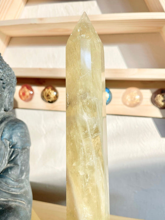 Beautiful Energy, Rainbow Citrine Tower, Crystal Magic