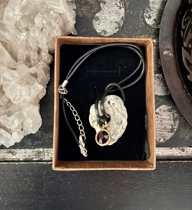 Witches Stone Necklace, Bodhi Jewelry