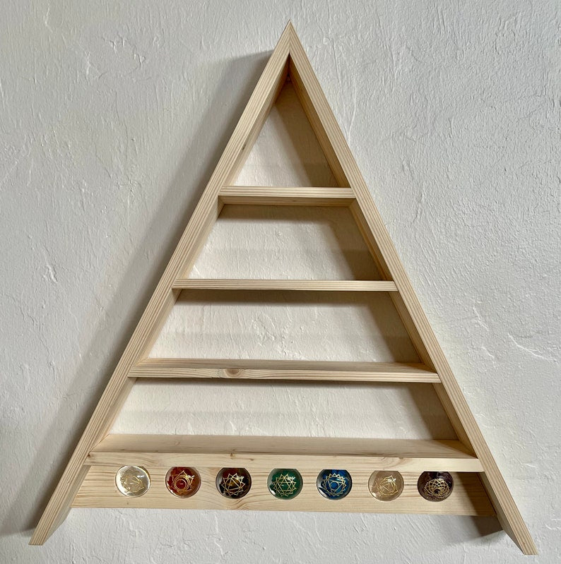 Chakra Triangle Shelf, Home Decor