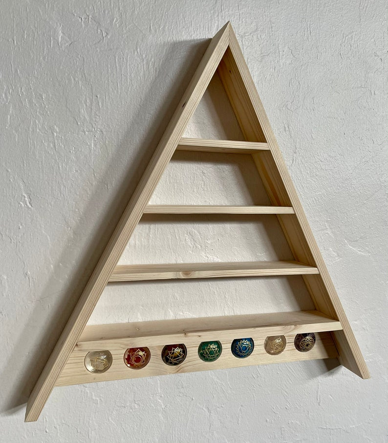 Chakra Triangle Shelf, Home Decor