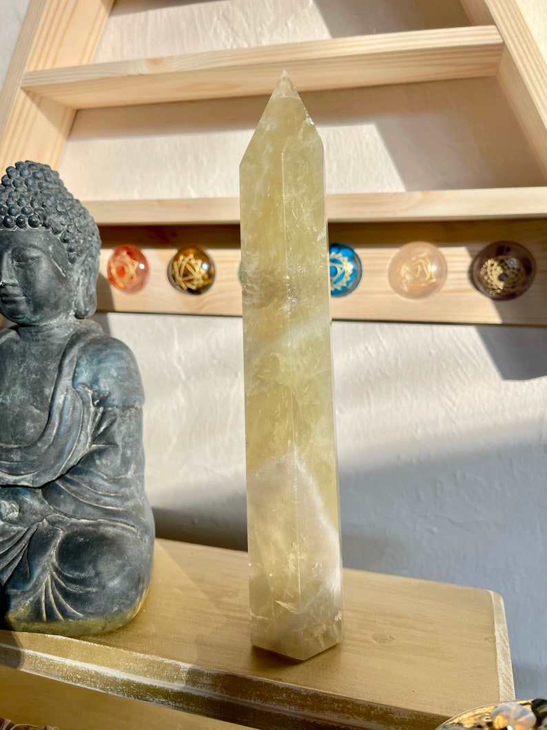 Beautiful Energy, Rainbow Citrine Tower, Crystal Magic
