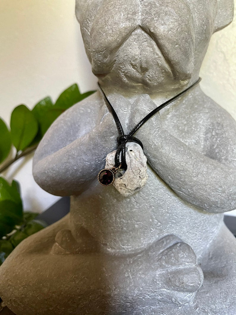 Witches Stone Necklace, Bodhi Jewelry