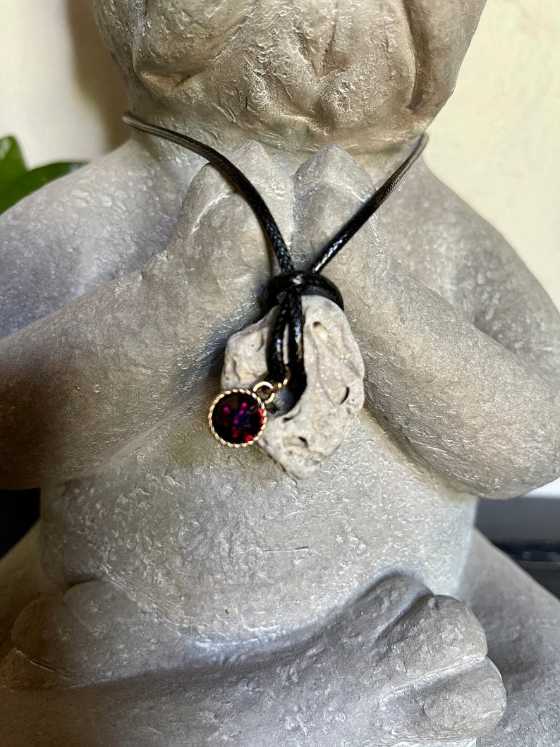 Witches Stone Necklace, Bodhi Jewelry