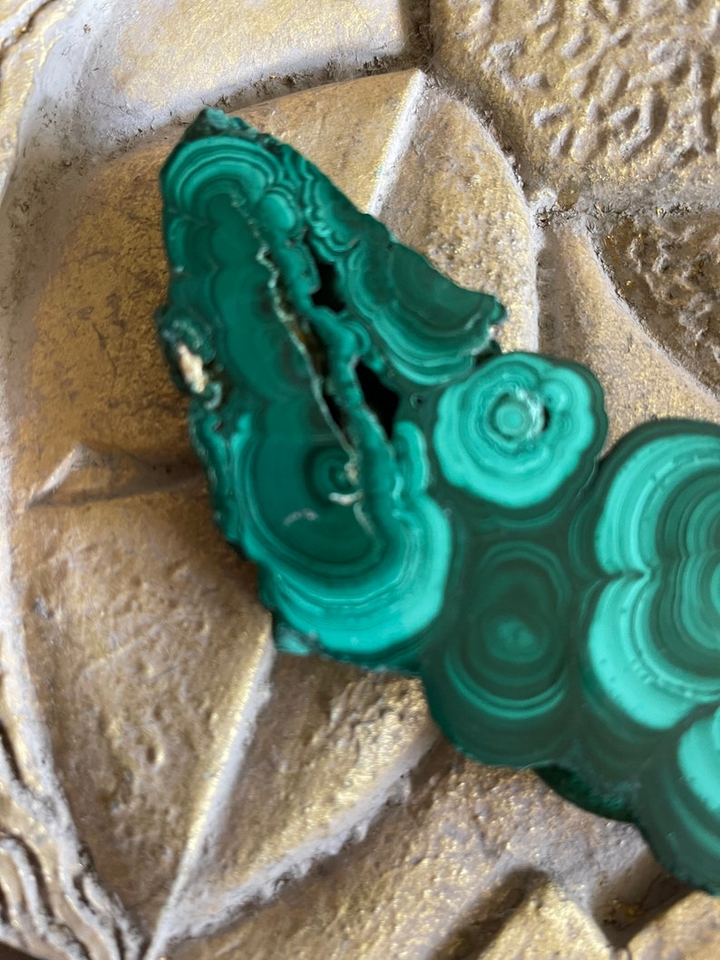 Beautiful Malachite Slice, 220g Malachite, Crystal Magic