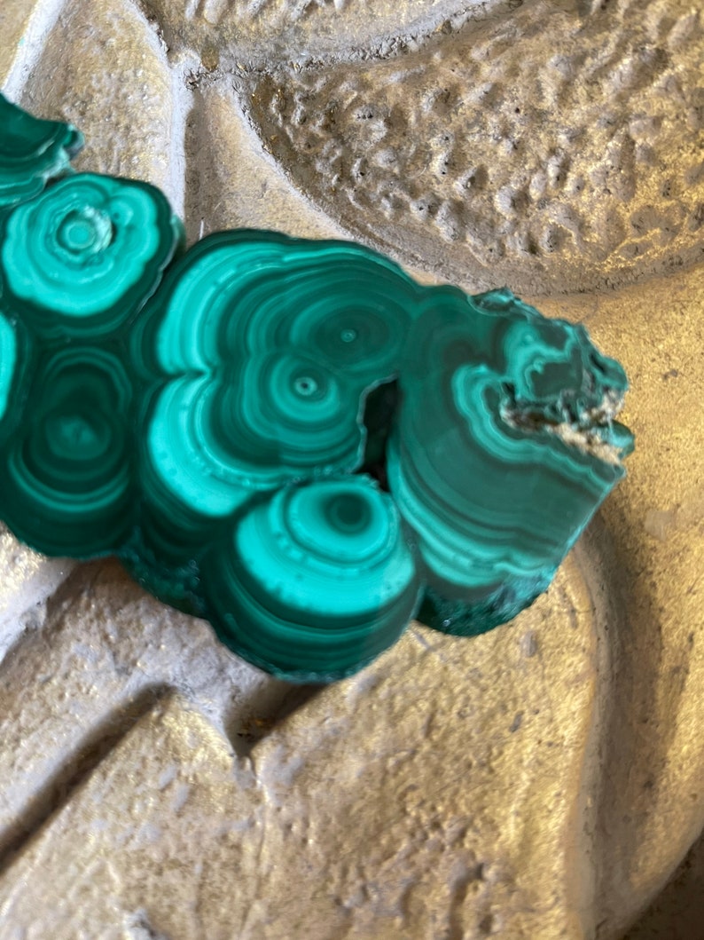 Beautiful Malachite Slice, 220g Malachite, Crystal Magic