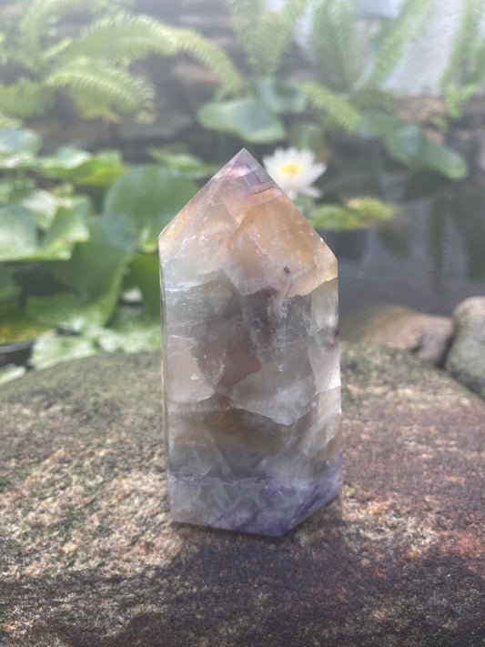 Soothing Rainbow Fluorite Tower, Crystal Magic