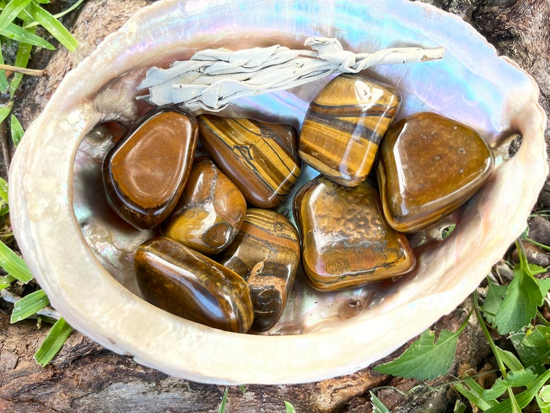Gorgeous Large Golden Tiger's Eye Crystals, Crystal Magic