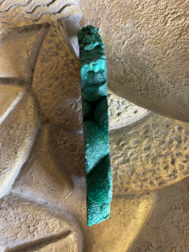 Beautiful Malachite Slice, 220g Malachite, Crystal Magic