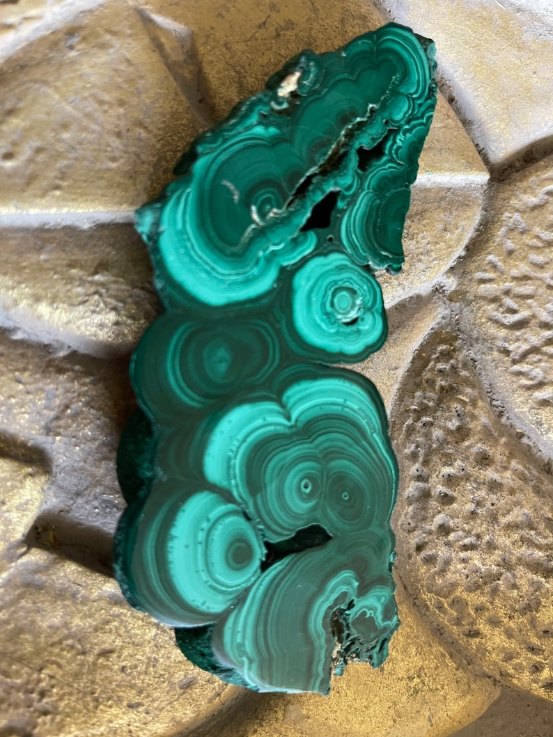 Beautiful Malachite Slice, 220g Malachite, Crystal Magic