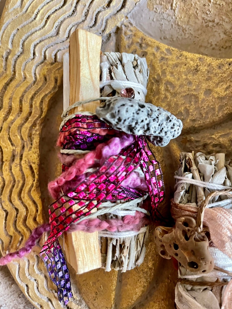 Magical Water Energy, Beach Stone Sage Bundles, Gift Sets