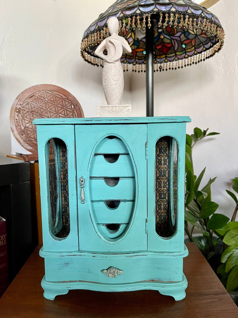 Lovecycled Vintage Jewelry Cabinet