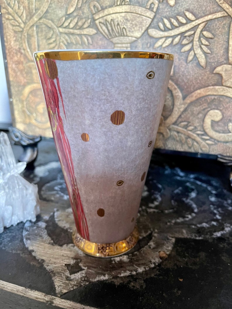 RARE Goebel Gustav Klimt Large 6" Tall Mug, Old World Vintage