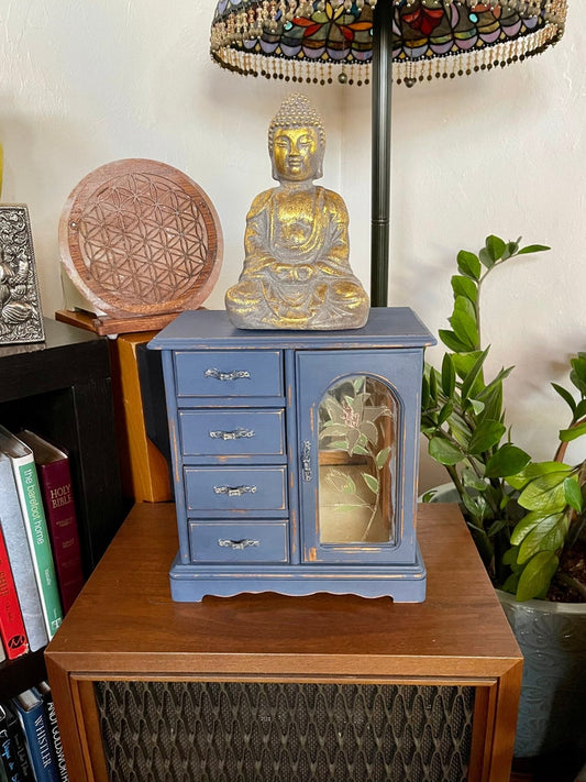 Lovecycled Jewelry Cabinet, Old World Charm