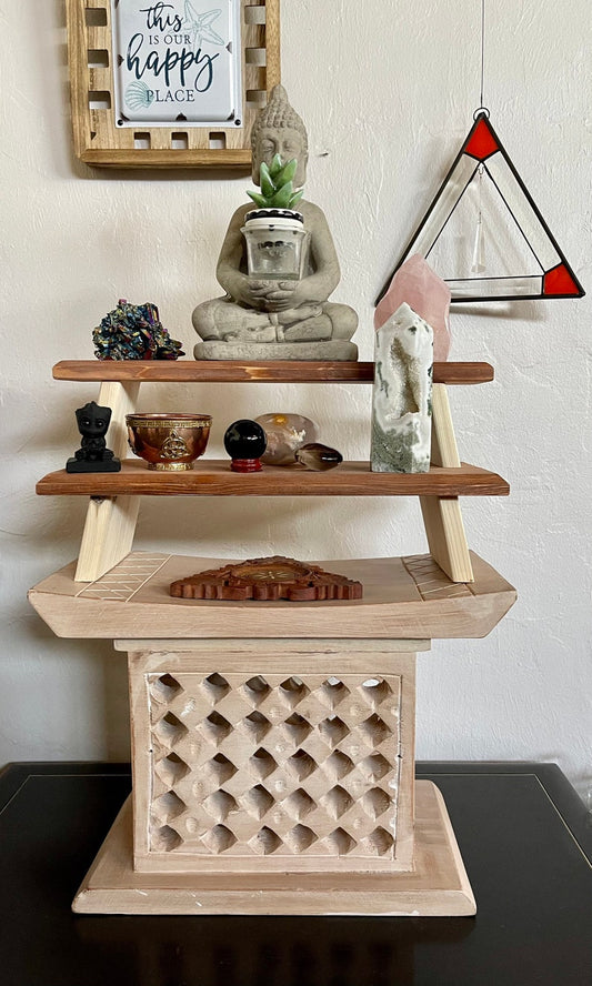 Stacking Meditation Table Set, Home Decor
