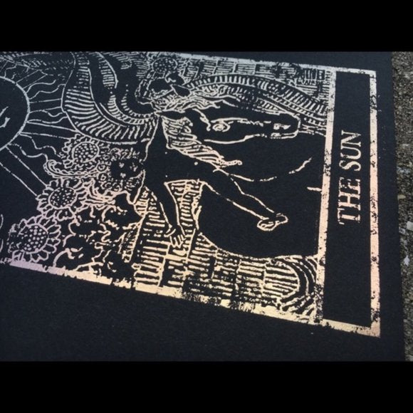 Handmade Gold Foiled The Sun Tarot Print, Home Decor, Bodhi Signs